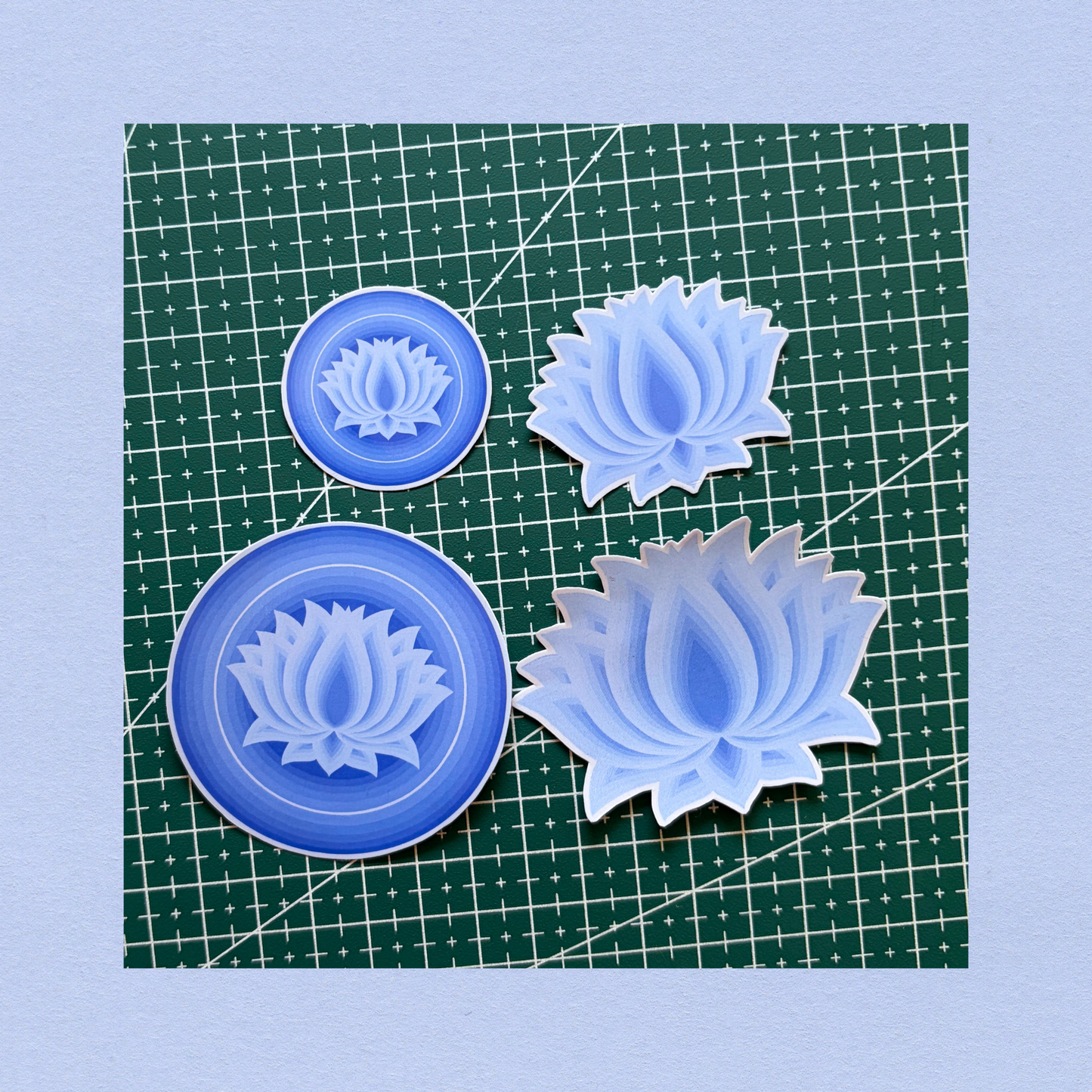 Pocket Blooms: Lotus Sticker collection