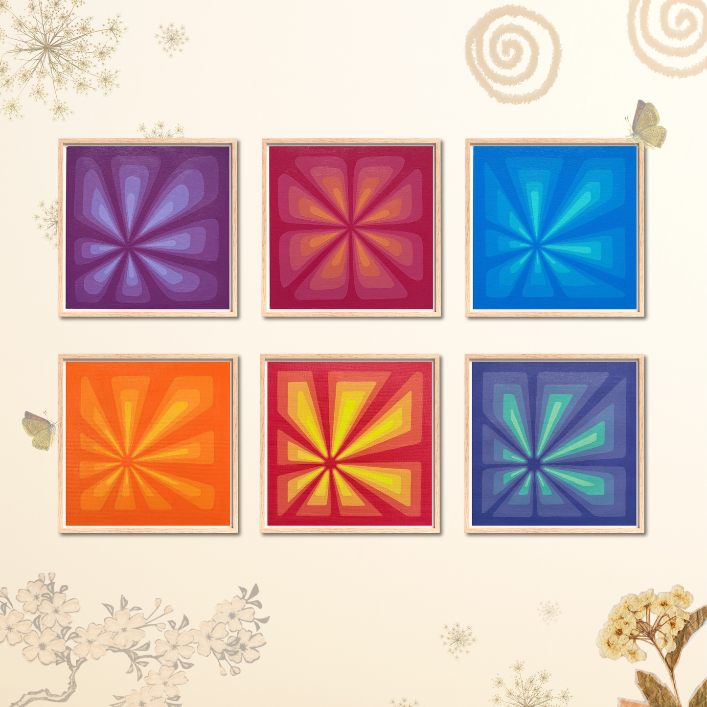 Square Flowers - COMBO